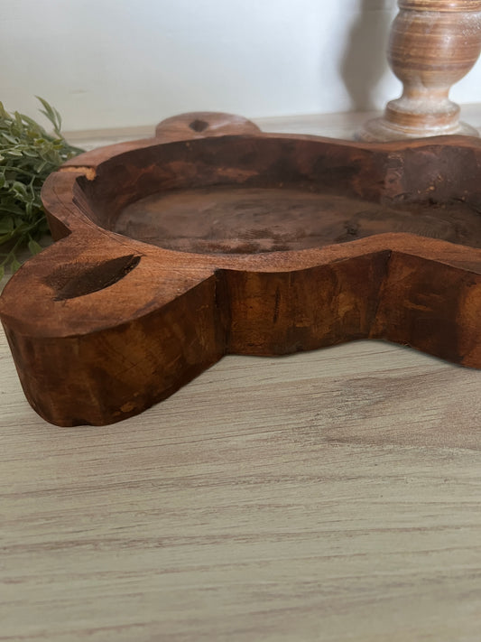 Cow Wood Bowl