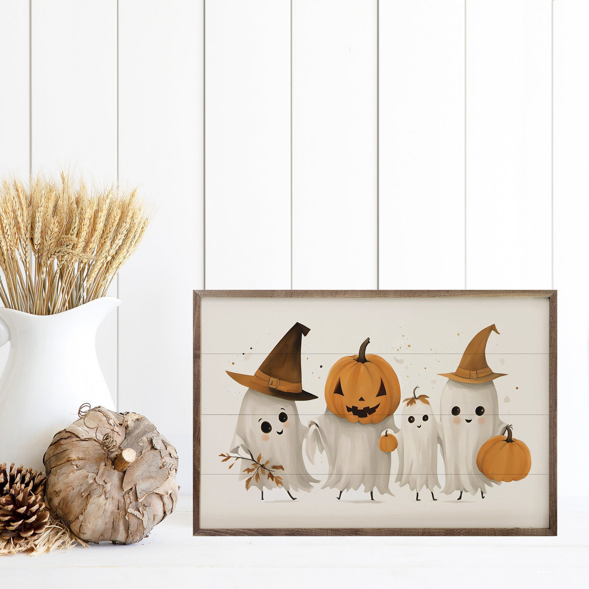 Four Ghost Friends White