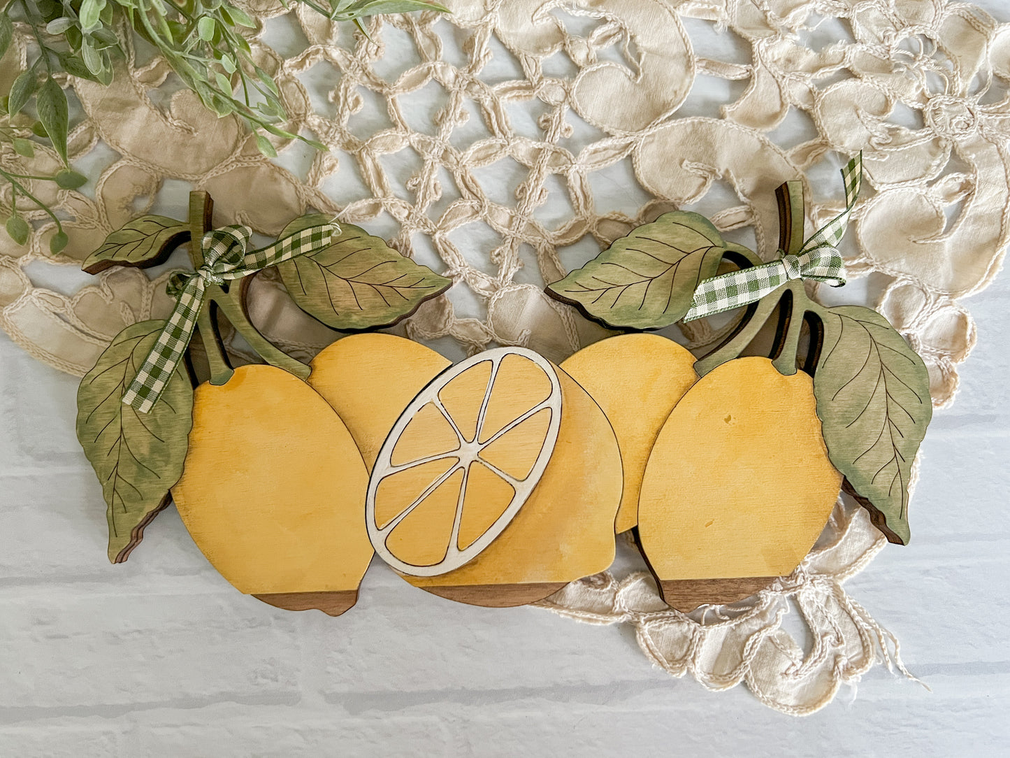Troubles melt like LEMON drops - ADD ON for Interchangeable Rustic Truck - DIY HOME KIT - NO PAINT INCLUDED