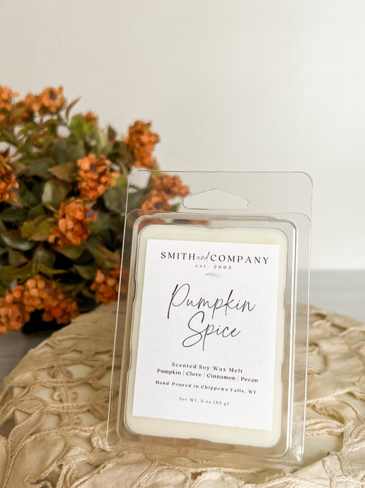 Pumpkin Spice Soy Wax Melts 3 oz