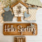 Spring Birdhouse- ADD ON for interchangeable Rustic Truck - DIY HOME KIT - NO PAINTS