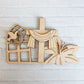 Religious Easter- ADD ON for interchangeable Rustic Truck - DIY HOME KIT - NO PAINTS