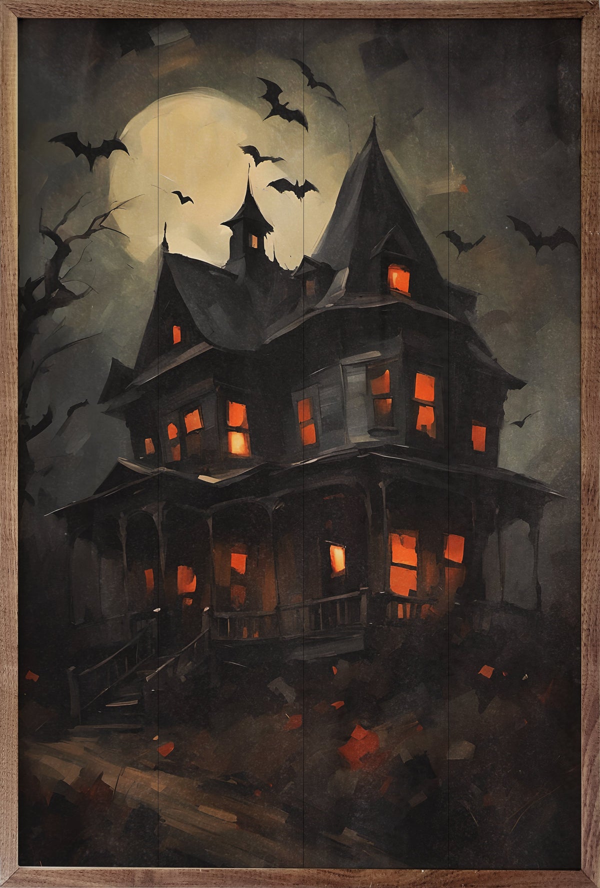 Haunted House With Bats
