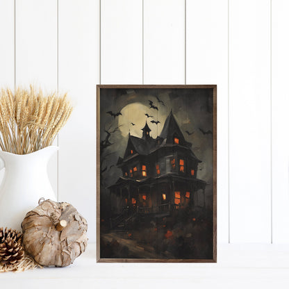 Haunted House With Bats