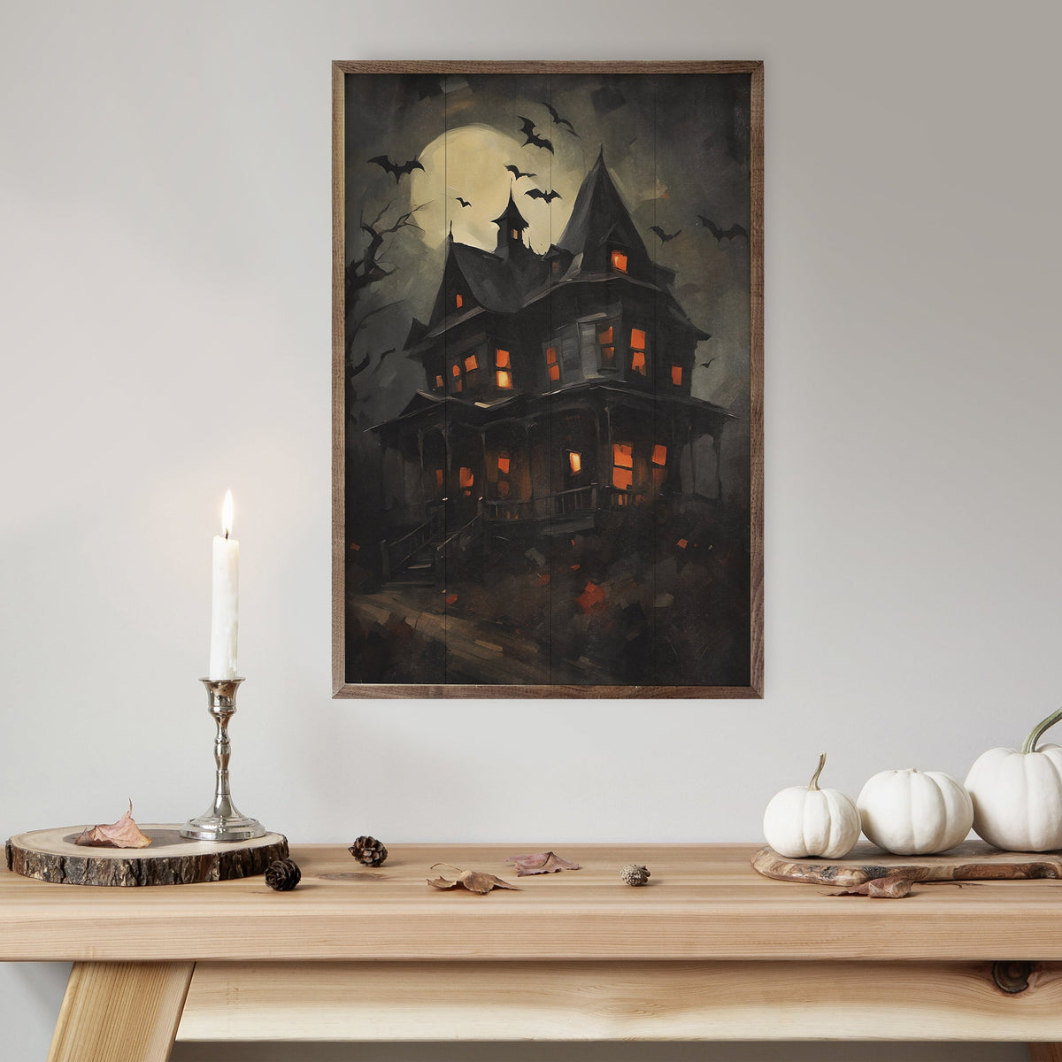 Haunted House With Bats