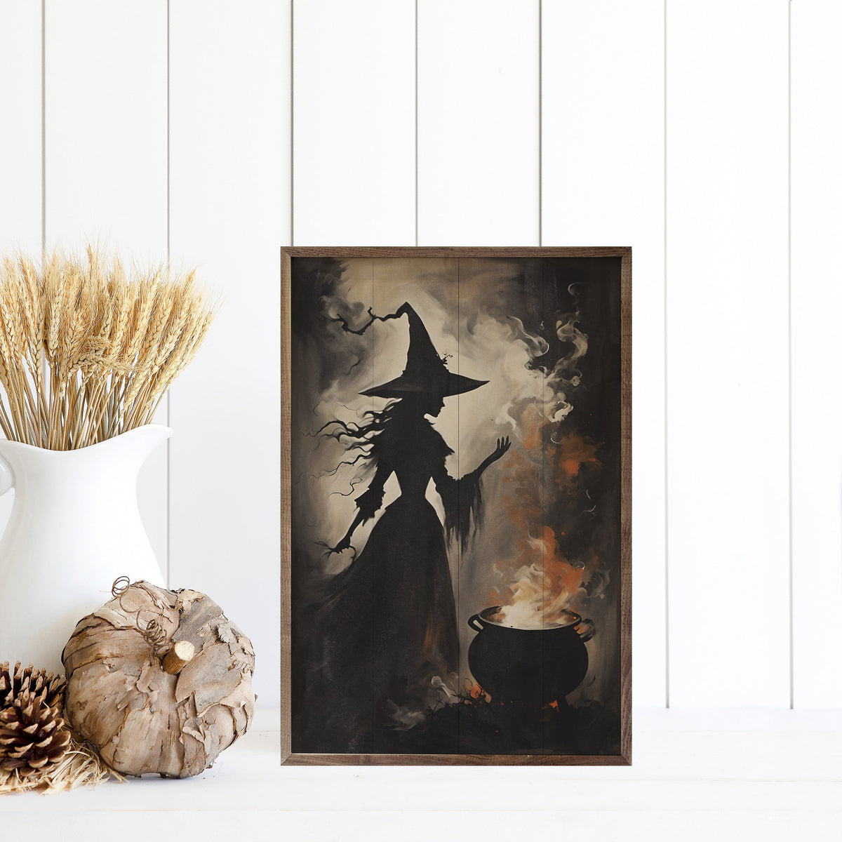 Magic And Mystery Witch With Cauldron