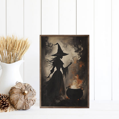 Magic And Mystery Witch With Cauldron