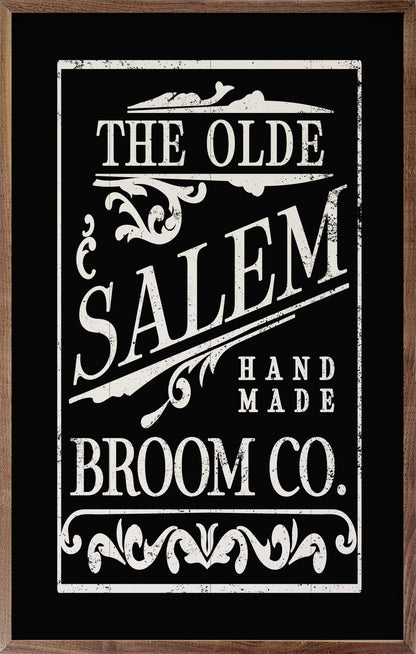 The Olde Salem Broom Co Black