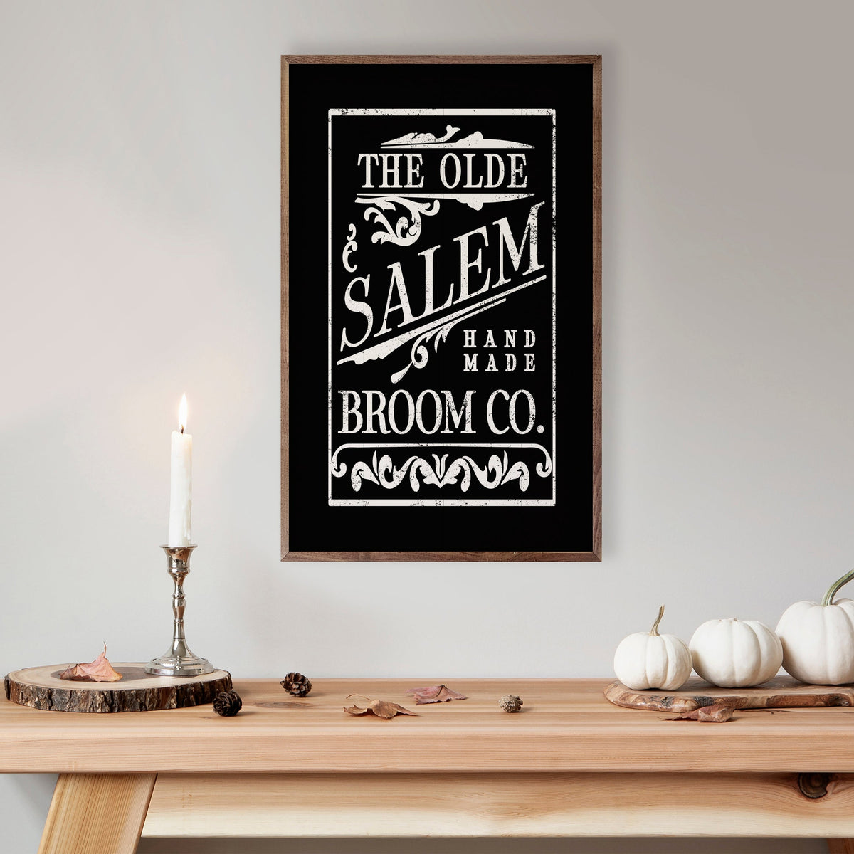 The Olde Salem Broom Co Black