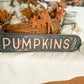 PUMPKINS Rustic Metal Sign