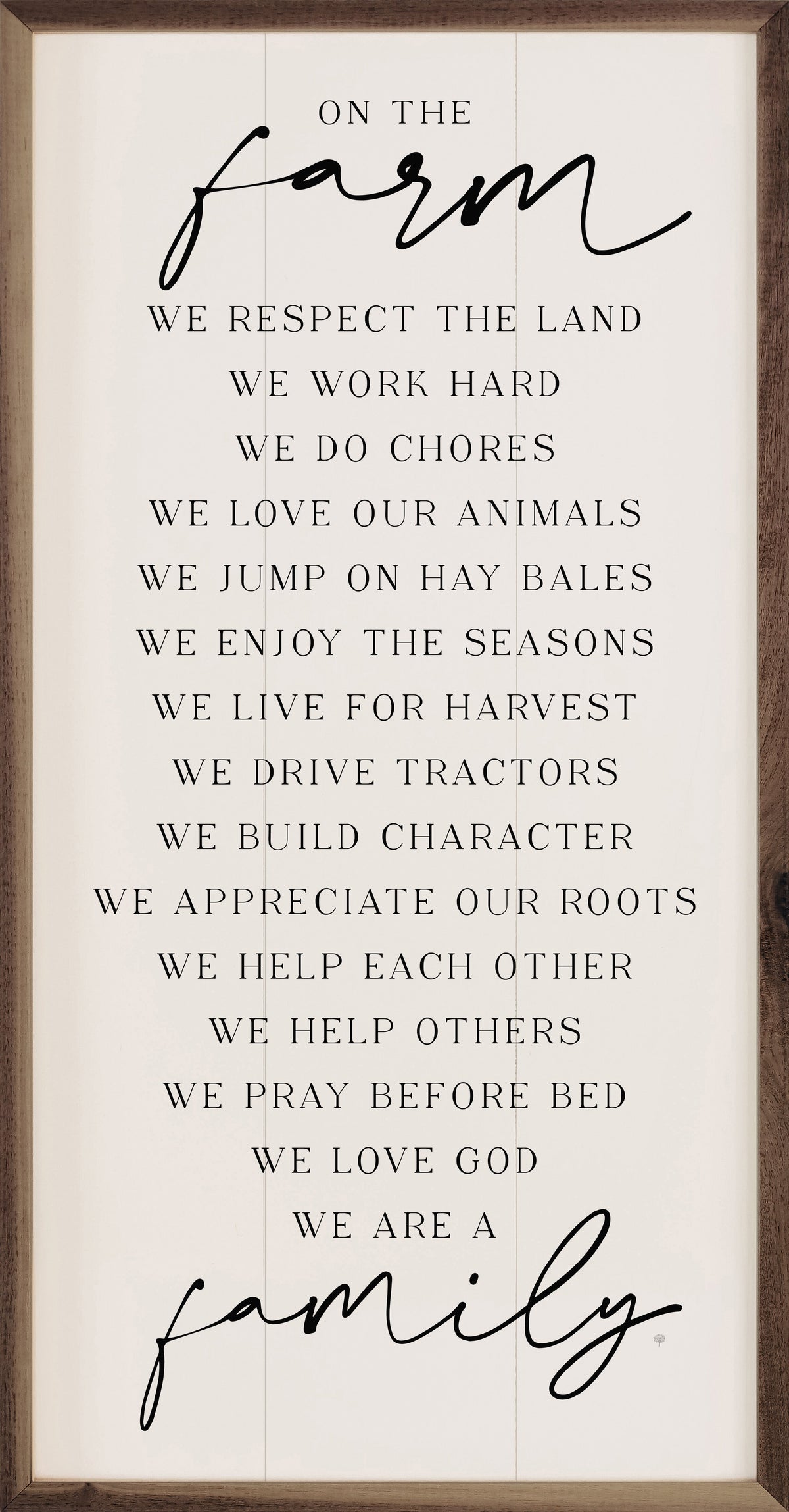 On The Farm We Are Family