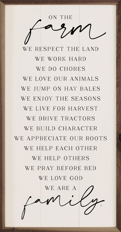 On The Farm We Are Family