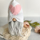 Valentine's stitched heart Fabric Gnome