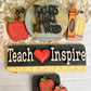 Teachers Change The World - ADD ON for Reversible Truck - DIY HOME KIT - NO PAINTS