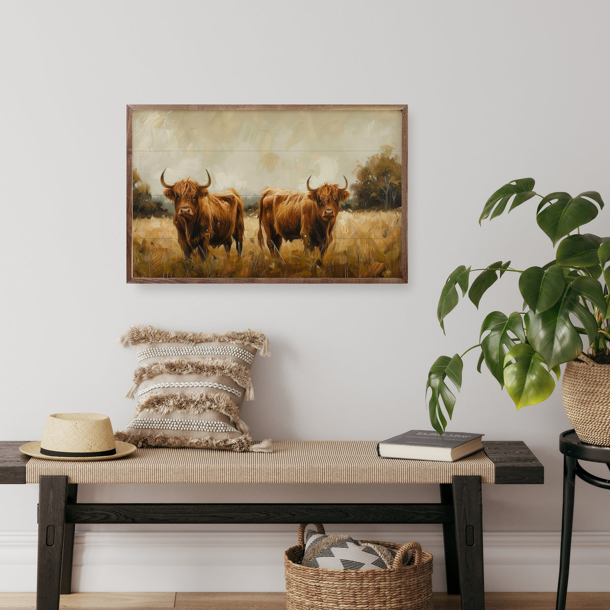 Couple Of Cows By Petals Prints Design