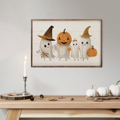 Four Ghost Friends White