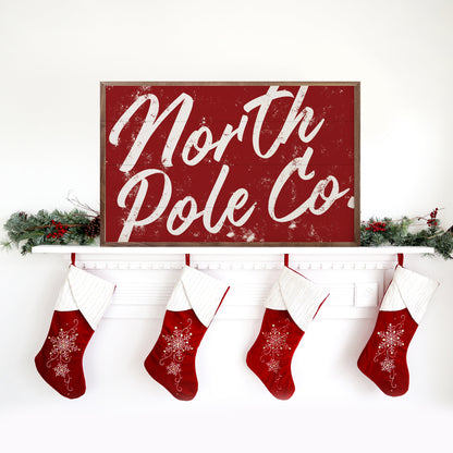 North Pole Co Red