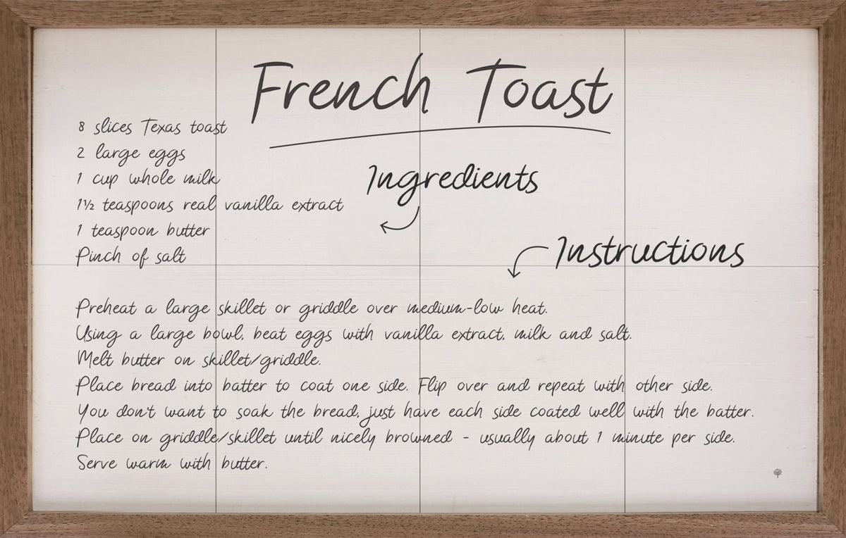 Recipe French Toast White