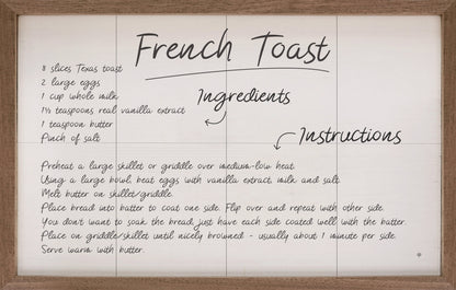 Recipe French Toast White