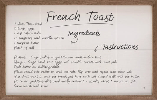 Recipe French Toast White