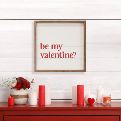 Be My Valentine White