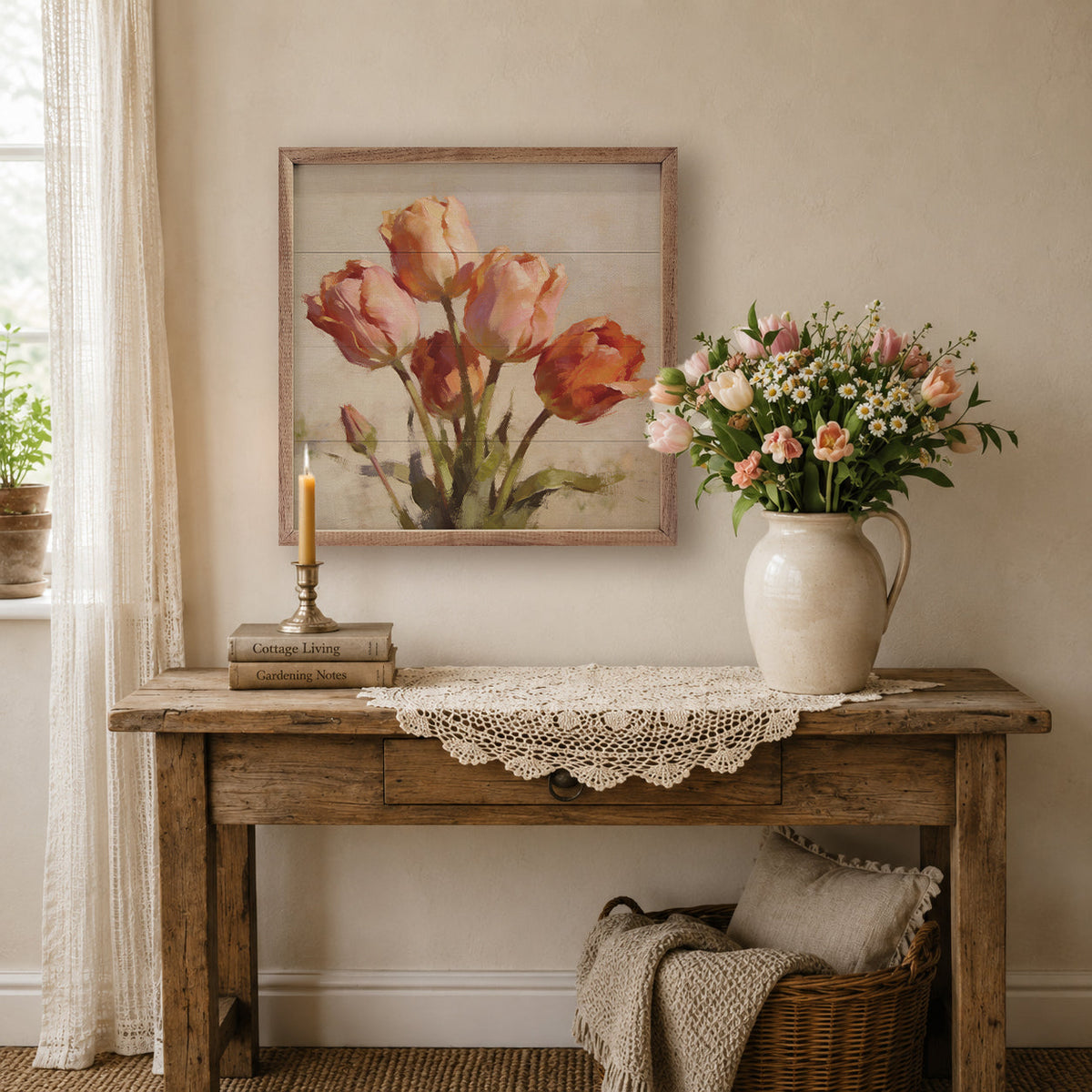 Coral Tulip Cluster