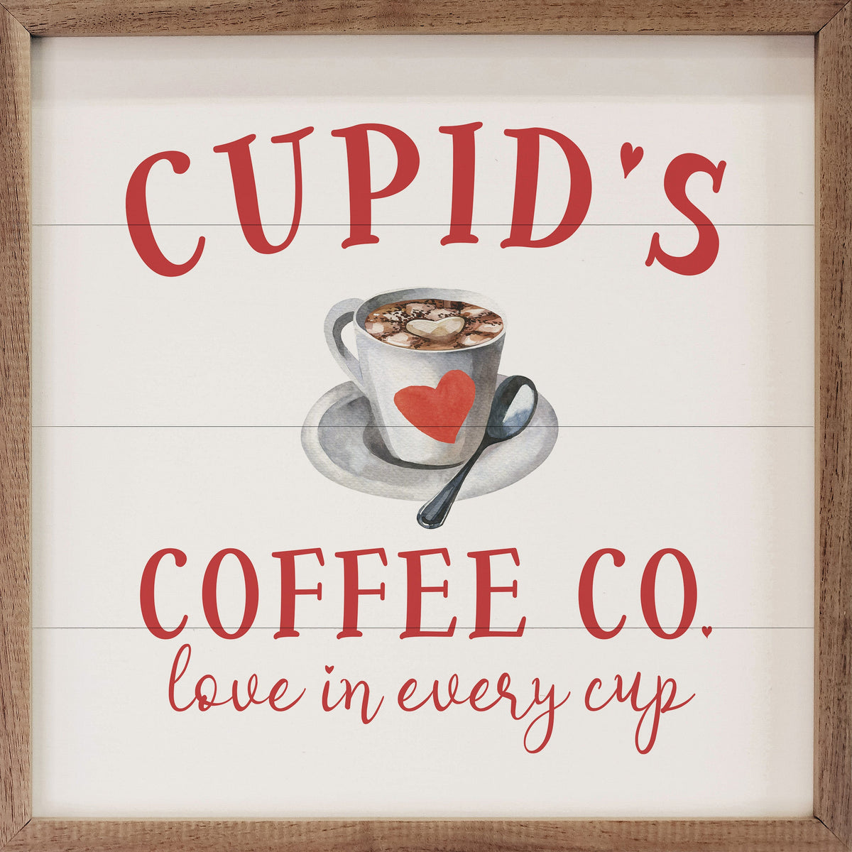 Cupids Coffee Co Love In Every Cup White