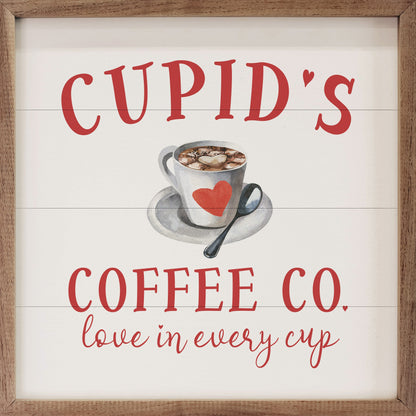 Cupids Coffee Co Love In Every Cup White