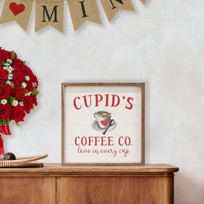 Cupids Coffee Co Love In Every Cup White