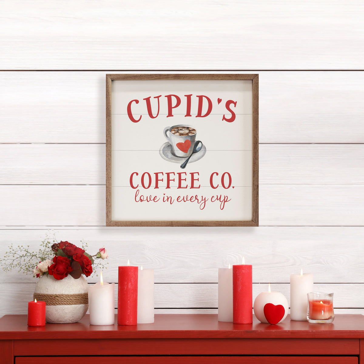 Cupids Coffee Co Love In Every Cup White