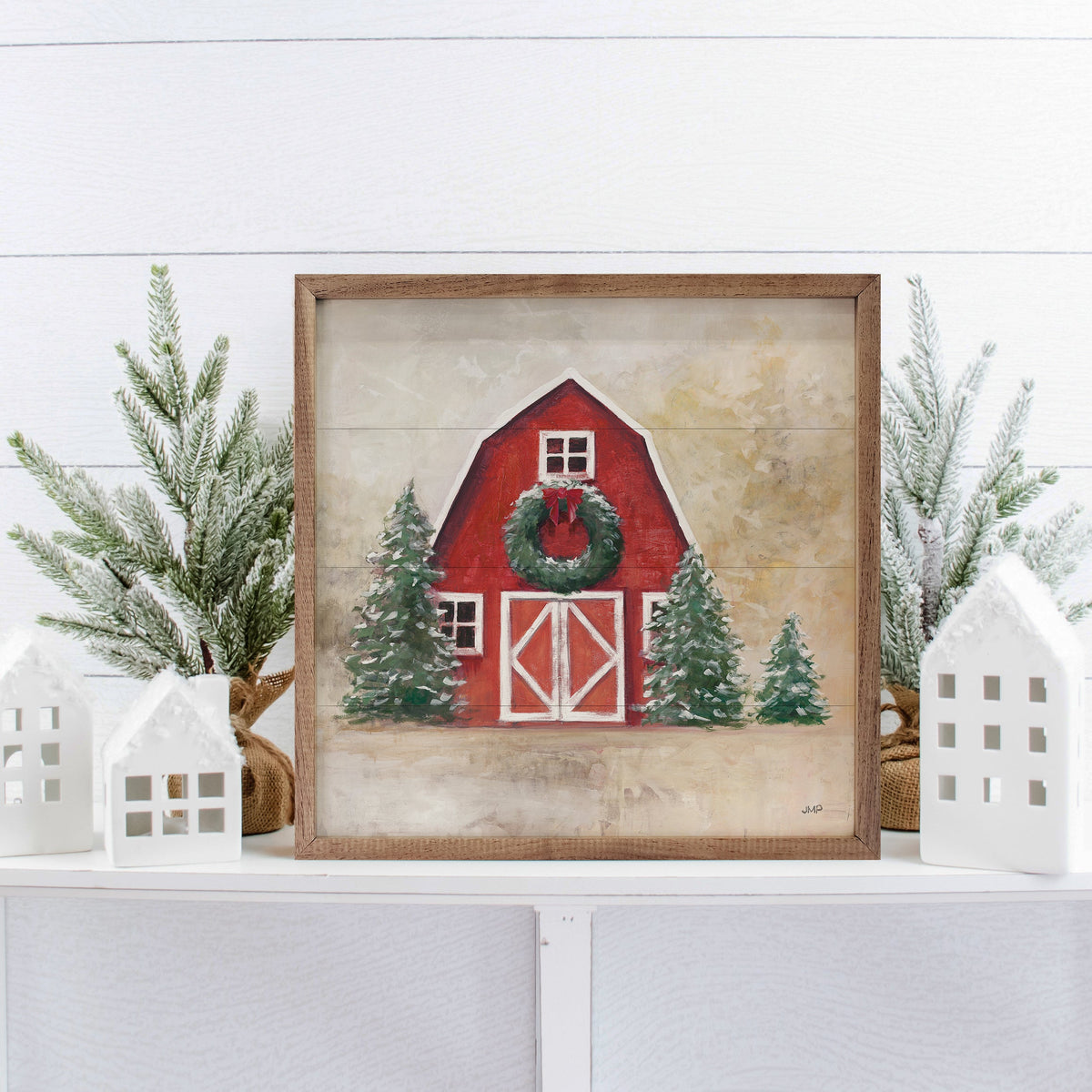 December Barn By Julia Purinton
