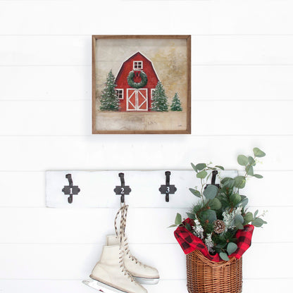 December Barn By Julia Purinton