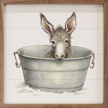 Donkey Metal Tub White