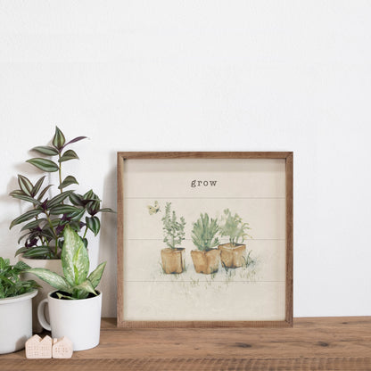Garden Plants Grow By Cheri Blum