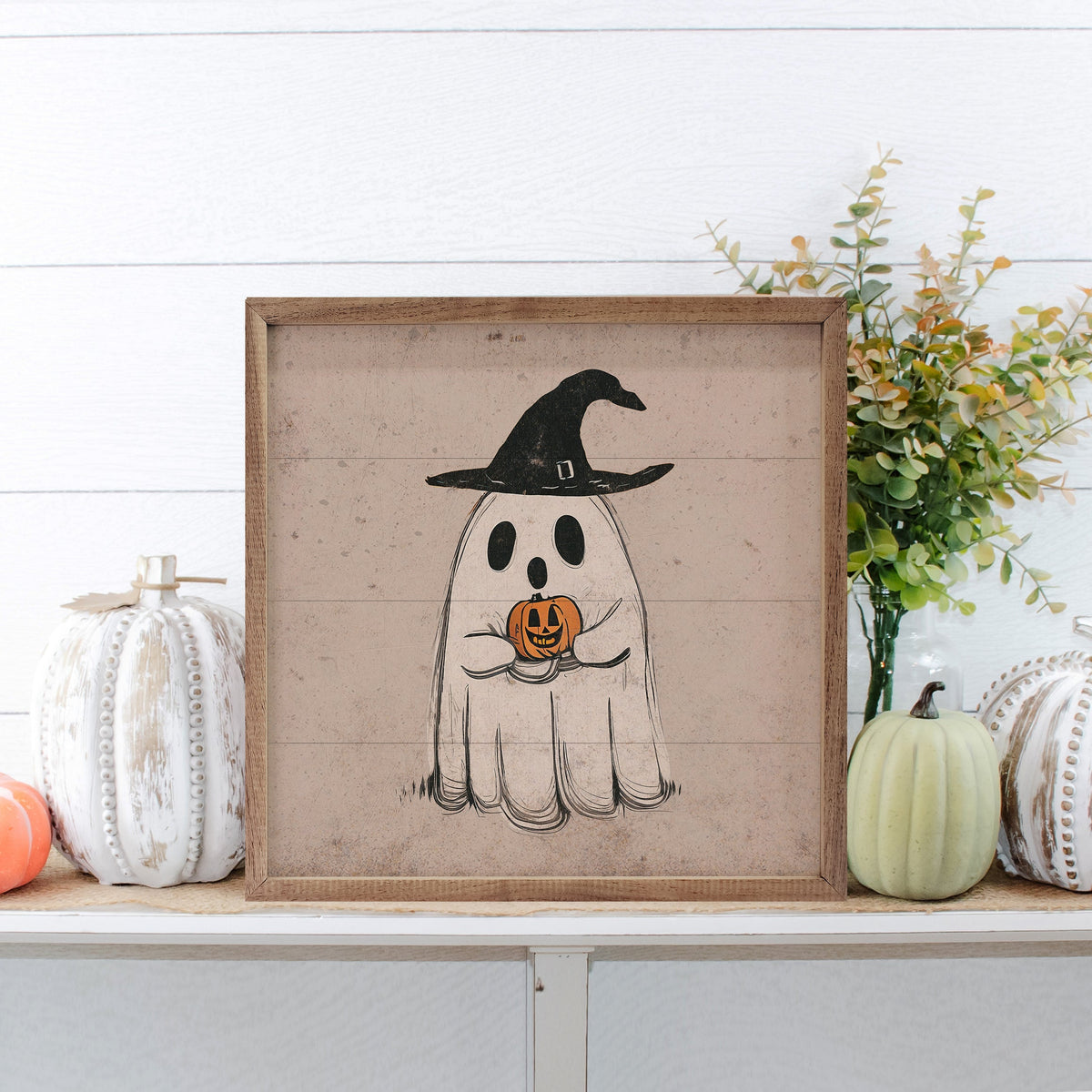 Ghost With Black Hat