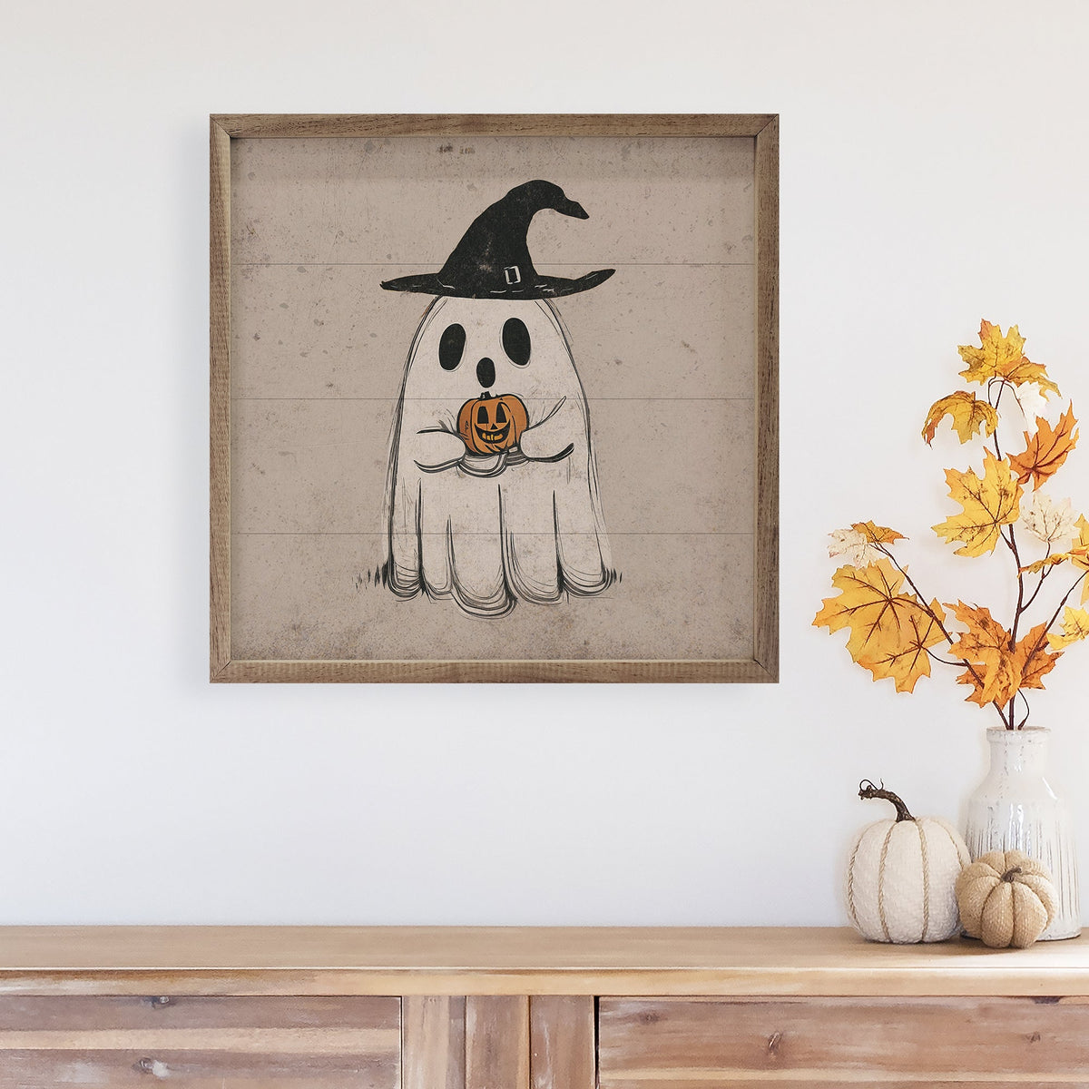 Ghost With Black Hat