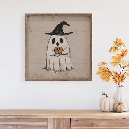 Ghost With Black Hat