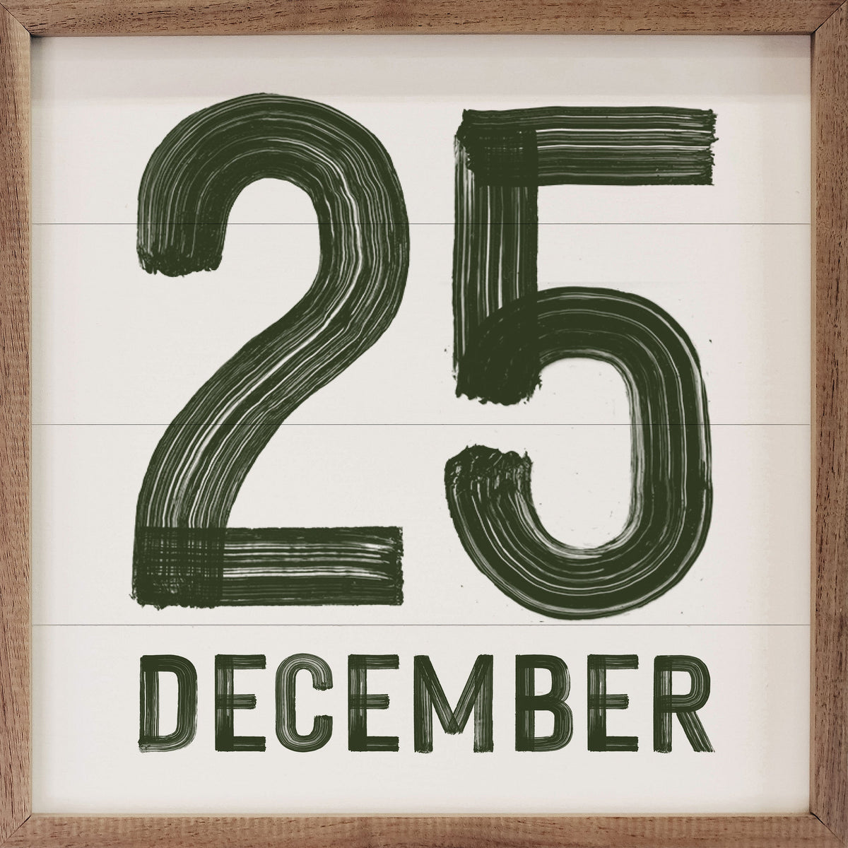 Green December 25th White