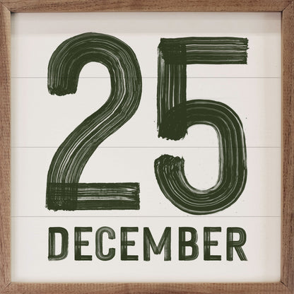 Green December 25th White