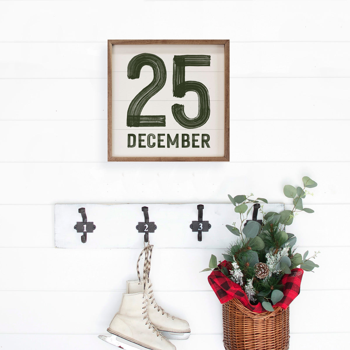 Green December 25th White