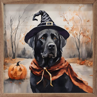 Halloween Black Lab