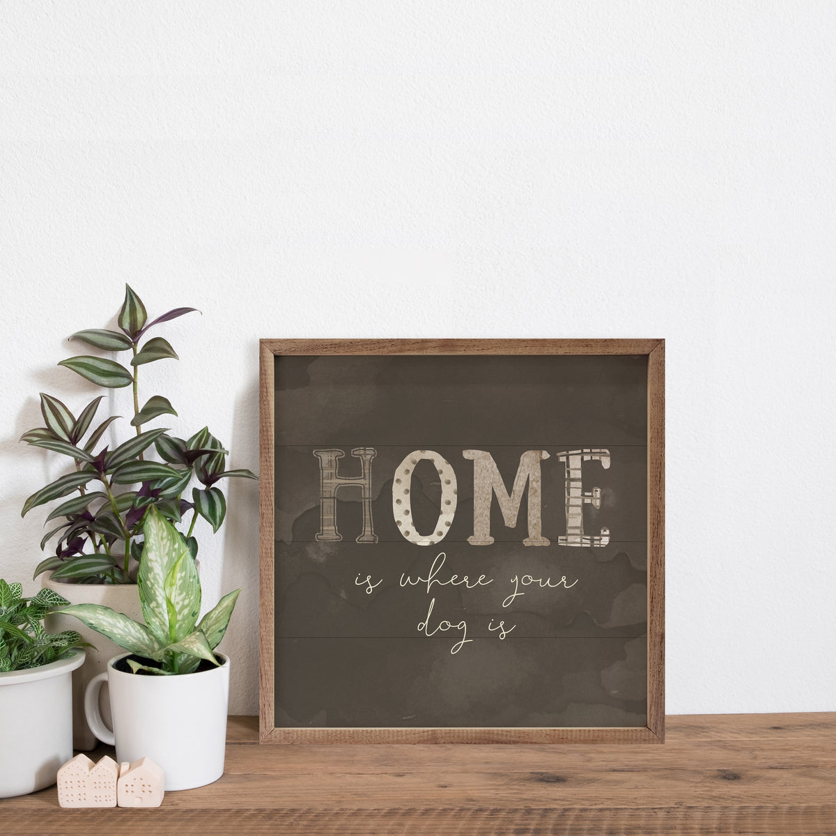 Home Is Where Your Dog Is Gray By Amylee Weeks