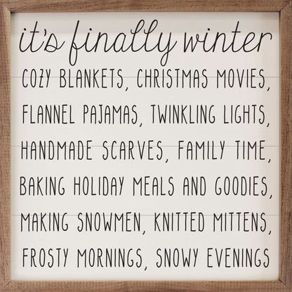 It's Finally Winter White