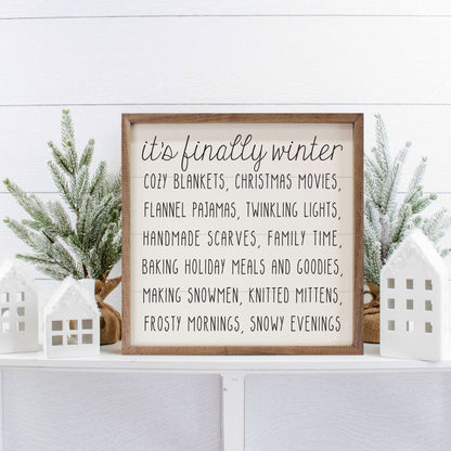 It's Finally Winter White