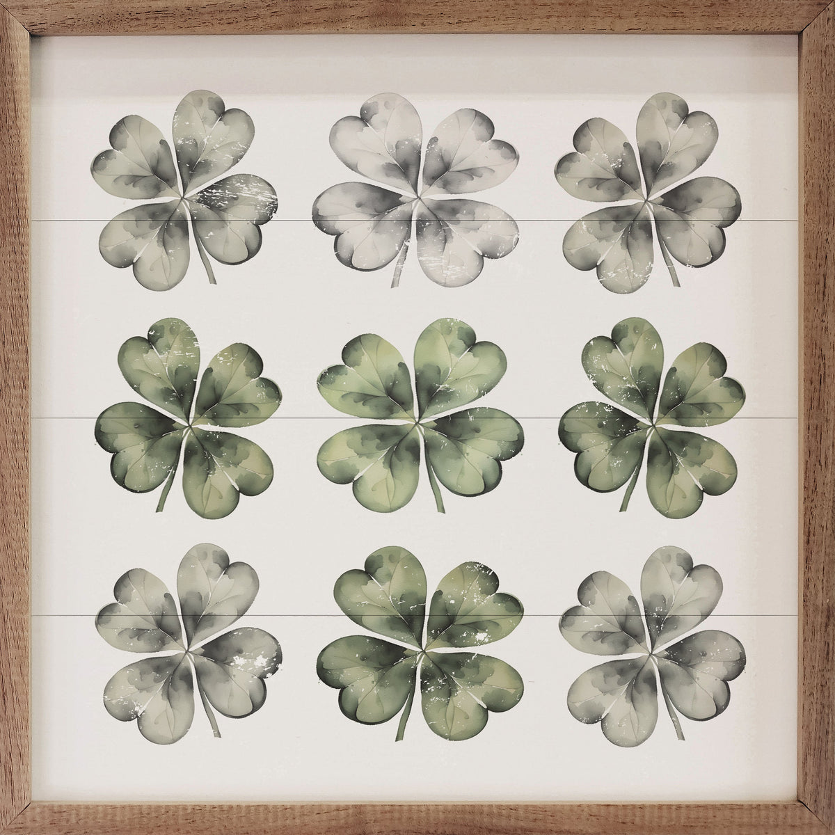 Nine Clovers White