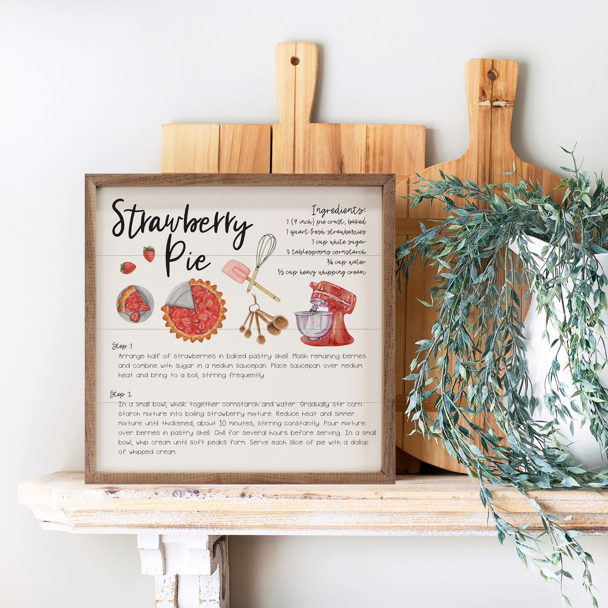 Recipe Strawberry Pie White