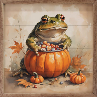 Toad In Pumpkin