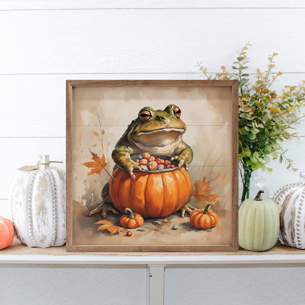 Toad In Pumpkin