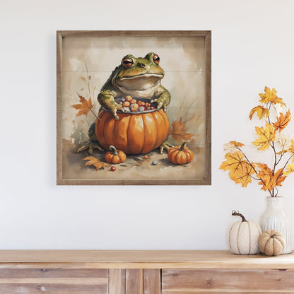 Toad In Pumpkin