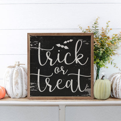 Trick Or Treat Bats Black
